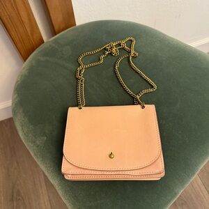 Madewell The Chain Bag - Blush Pink